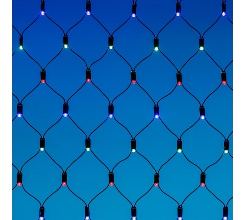 Светодиодная гирлянда ARD-NETLIGHT-CLASSIC-2000x1500-BLACK-288LED RGB (230V, 18W)  024690  Arlight