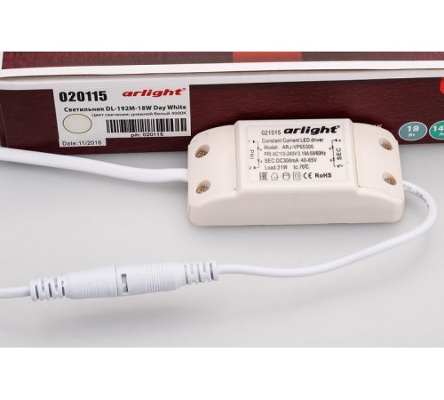Светильник DL-192M-18W Day White   020115   Arlight
