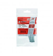 Винт DIN965 с потайной головкой оцинк. М6х80 (4 шт) - пакет ( 0,065 кг)  103006  Tech-KREP