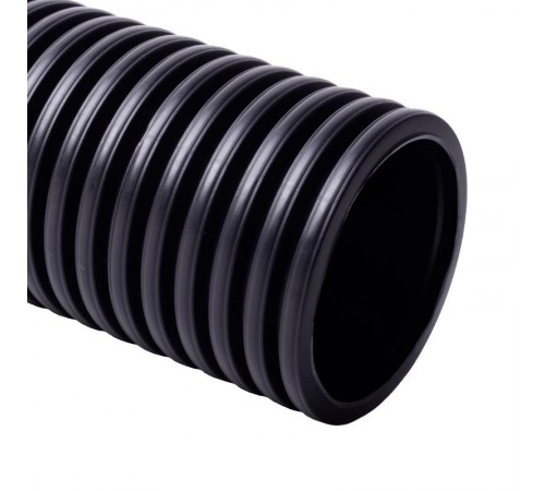 Труба двустенная жесткая черная с соединительной муфтой 6м KOPODUR KD 09160 (FC)  KD 09160_FC  Kopos