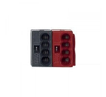 СОЕД.ЗАЖИМ ШИНЫ,КРАСН./ТЕМНО-СЕРЫЙ 50шт.  MTN689701  Schneider Electric