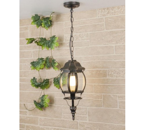 Светильник садово-парковый настенный 1001H черное золото / 1045 (GL 1001H)  a034298  Elektrostandard