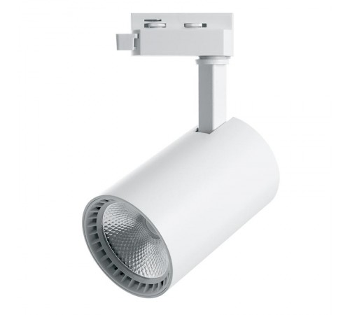 Светильник светодиодный трековый однофазный AL102, 12W, 1080 Lm, 4000К, 60 градусов, белый  32515  FERON