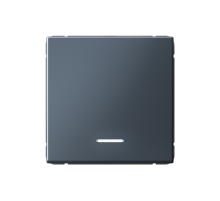 ArtGallery Грифель Выключатель 1-клавишный кнопочный с подсветкой, 10А, механизм  GAL000716  SE