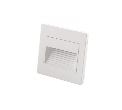 Светильник светодиодный встраиваемый DK3050-WH в стену, IP20, LED 3000, 1Вт, белый, пластик  DK3050-WH  DENKIRS