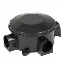 Коробка распределительная КМР-040-040б трехрожковая черная (70х35) EKF PROxima  plc-kmr-040-040b  EKF