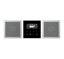 Смарт радио DAB+, стерео; черный/алюминий  DABAL2  Jung