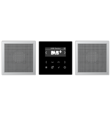 Смарт радио DAB+, стерео; черный/алюминий  DABAL2  Jung