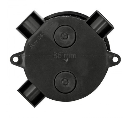 Коробка распределительная КМР-040-040б трехрожковая черная (70х35) EKF PROxima  plc-kmr-040-040b  EKF