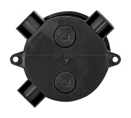 Коробка распределительная КМР-040-040б трехрожковая черная (70х35) EKF PROxima  plc-kmr-040-040b  EKF