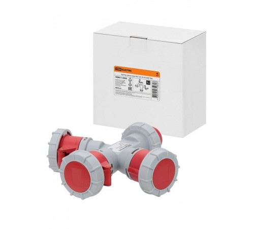 Адаптер трёхлучевой IP67 32А 3Р+PЕ 380В  SQ0611-0056  TDM