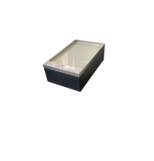 Напольный люк на 12 постов (45х45) горизонтально, с крышкой из нержавеющей стали в уровень пола, с коробкой, IP40 (IP41)  300031  SPL