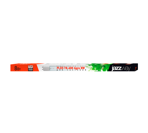 Лампа светодиодная PLED T8 600 Agro 8w CL G13 ( для растений)  .5025899  Jazzway
