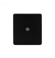 Розетка ROUND TV с/у оникс  KR-78-0723-3  Kranz