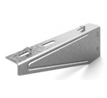 Кронштейн настенный для проволочного лотка безвинтовой 300 мм, толщ. 1,5 мм, Сендзимир цинк, 052731  КНПЛБ-300-1,5-СЦ   Ostec