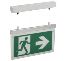 Светильник аварийного освещения светодиодный ССА3002 подвесной 3Вт двусторонний, сменный, БАП на 3 ч  LSSA0-3002-3-20-K03  IEK