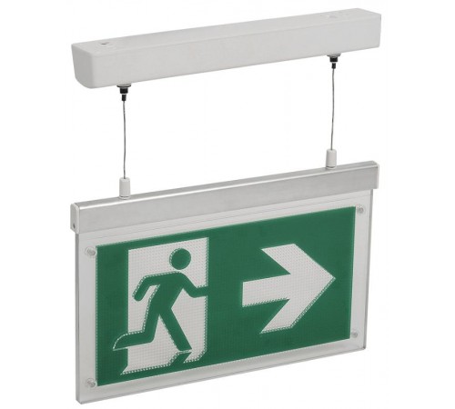 Светильник аварийного освещения светодиодный ССА3002 подвесной 3Вт двусторонний, сменный, БАП на 3 ч  LSSA0-3002-3-20-K03  IEK