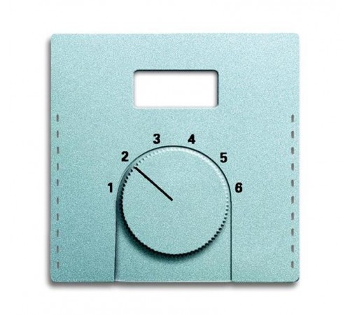 Накладка для механизма терморегулятора (термостата) 1094 UTA, 1097 UTA, серия future, цвет серебристый алюминий  1710-0-3697   2CKA001710A3697  ABB