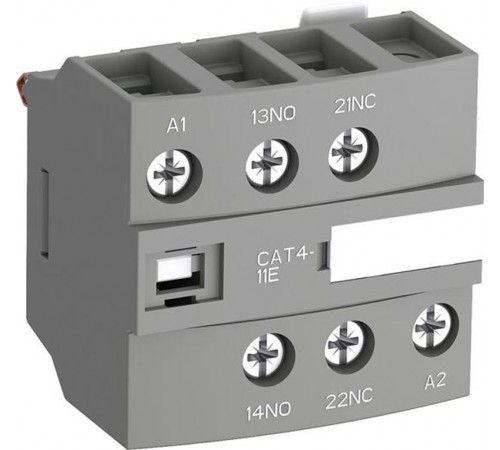 Блок контактный дополнительный CAT4-11M с клеммами катушки управления для контакторов AF09...AF38  1SBN010151R1111  ABB