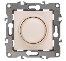 Светорегулятор поворотно-нажимной 12-4101-02  , 400ВА 230В,  слоновая кость  Б0014736  ЭРА