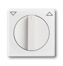 Плата центр. с поворотной ручкой,с маркировкой,для мех. выкл. жалюзи,серия solo/future,цвет davos/альп. белый  1710-0-3172   2CKA001710A3172  ABB