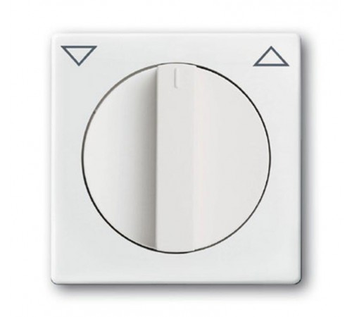 Плата центр. с поворотной ручкой,с маркировкой,для мех. выкл. жалюзи,серия solo/future,цвет davos/альп. белый  1710-0-3172   2CKA001710A3172  ABB