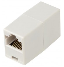 Проходной адаптер ЭРА тип RJ45-RJ45 категория 5е неэкранированный упаковка 1 шт.   Б0056899  ЭРА