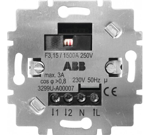 ABB Levit Механизмы/спец изделия Механизм реле 2-канальный для датчика движения   3299U-A00007  2CHU700007A4000  ABB