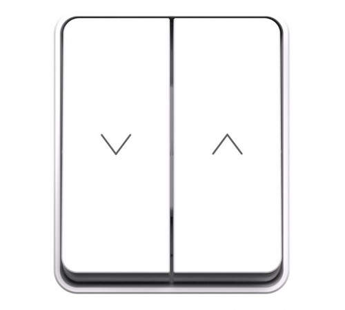 AtlasDesign Profi54 Белый О/У Выключатель 2-клавишный для Жалюзи, 2хсх.4  ATN540119  SE