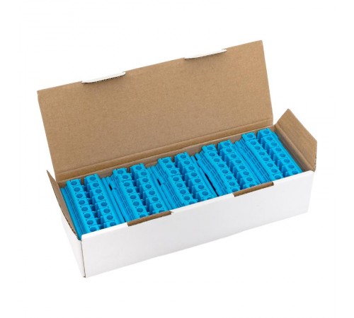 Клеммная колодка винтовая 6 UT синяя scr-ut-6-b  EKF