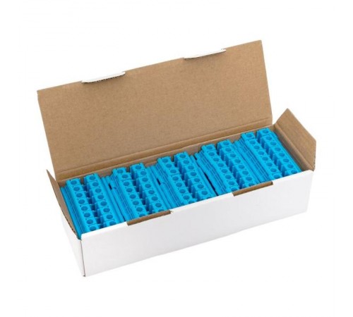 Клеммная колодка винтовая 6 UT синяя scr-ut-6-b  EKF