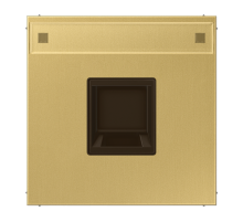 Плата (фиксация защёлкиванием) для одного модуля с полем для надписи; металл; латунь Classic  ME1969-15NAWEC  Jung