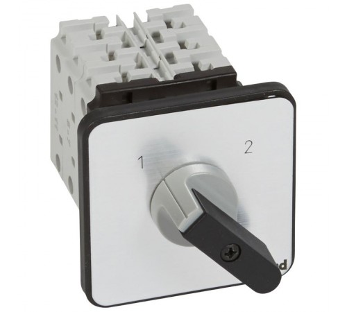 Переключатель на 2 направления - без положения ''0'' - PR 26 - 4П - 8 контактов - крепление на дверце  027478  Legrand