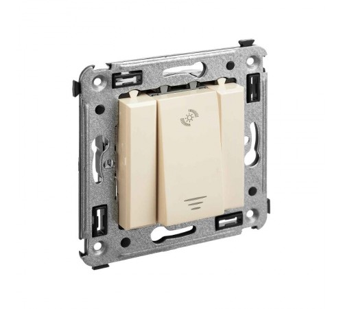 Диммер кнопочный в стену, "Avanti", "Ванильная дымка"  4405343  DKC