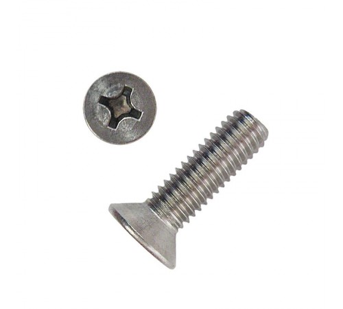 Винт DIN 965 с потайной головкой оцинкованный M4х20 (1500шт)  133509  Tech-KREP