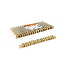 Шина "N" нулевая 6х9мм 18/2 (18 групп/крепеж по краям)   SQ0801-0062  TDM