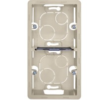 Inspiria Слоновая кость Коробка накладного монтажа 2-местная О/У  673991  Legrand