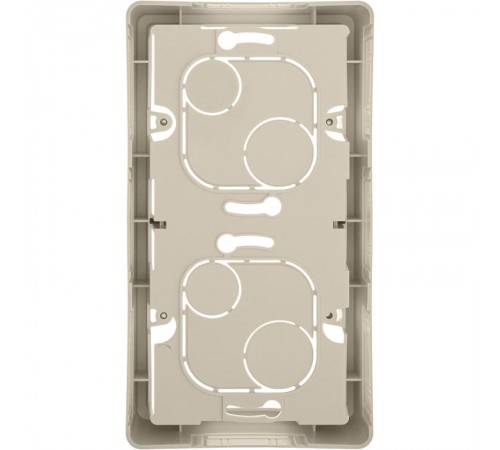 Inspiria Слоновая кость Коробка накладного монтажа 2-местная О/У  673991  Legrand
