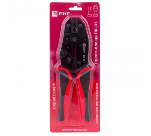 Пресс-клещи ПК-01 ( 0.5-6.0 мм2 НКИ НВИ) EKF Expert   pk-01-exp   EKF