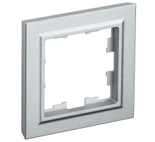 BRITE Рамка 1-ая РУ-1-БрА алюминий  BR-M12-K47  IEK