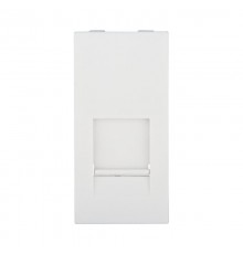 Накладка для розетки телефонной, компьютерной RJ,45х22,5мм (белый) LK45  853104-1  Ecoplast