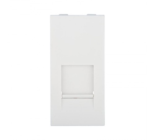 Накладка для розетки телефонной, компьютерной RJ, 45х22,5 мм (белый) LK45  853104  Ecoplast