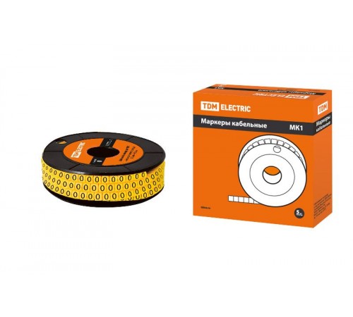 Маркер МК1 - 2,5мм символ "0" 1000шт/ролл   SQ0511-0015  TDM