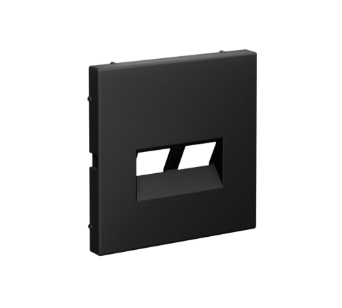 ArtGallery Карбон Накладка двойная для информационных функций типа Keystone  GAL001090  SE