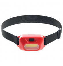 Фонарь налобный светодиодный, работающий от батареек 3*AAA, 2W, COB, IP44, пластик, TH2307  41711  FERON