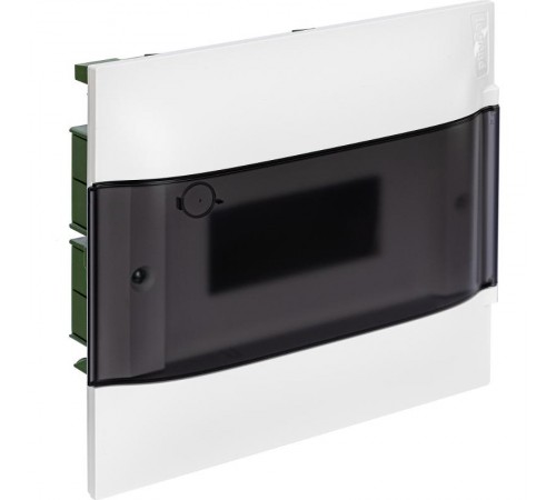 Practibox S Пластиковый щиток Встраиваемый (в полые стены) 1X8 Дымчатая дверь  134578  Legrand
