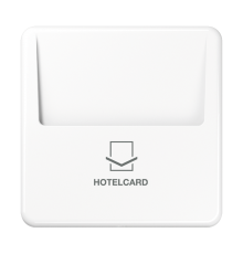 Накладка-картодержатель для балансирных механизмов 531U, 532U, 533U, 534U; термопласт; белый; CD500  CD590CARDWW  Jung