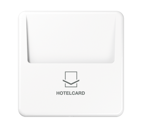 Накладка-картодержатель для балансирных механизмов 531U, 532U, 533U, 534U; термопласт; белый; CD500  CD590CARDWW  Jung