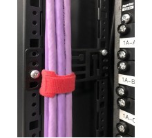 PMR-1U-TM-RAL9005 Кронштейн 1U, Т-пазы и с перфорацией под крепеж типа "монетка", цвет черный RAL9005 (8 шт. в комплекте)  444557  Hyperline