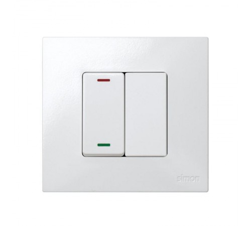 Индикатор системы "ждите-входите" узкий 230В белого цвета S27  27804-64  Simon